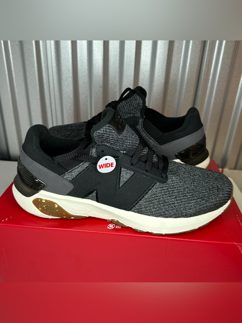 NIB New Balance Fresh Foam X 1440 Mens Size 12 Wide 2E Black Grey Sneakers